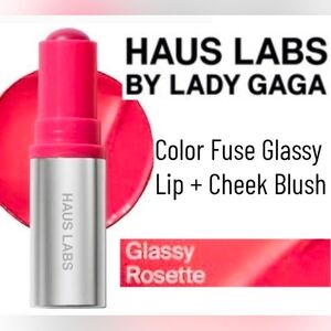 HAUS LABS BY LADY GAGA: Color Fuse Longwear Hydrating Glassy Lip + Cheek Blush